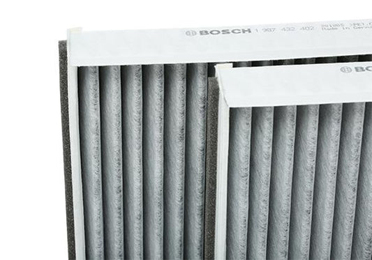 2X NEW OE BOSCH FILTERS CABIN FILTER CARBON PELLET MICROFILTER BMW 5 E60 E61 6 E63 E64 BOSCH NO. 1987432402
