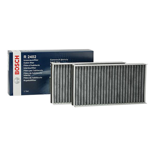 2X NEW OE BOSCH FILTERS CABIN FILTER CARBON PELLET MICROFILTER BMW 5 E60 E61 6 E63 E64 BOSCH NO. 1987432402