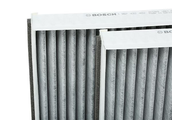 2X NEW OE BOSCH FILTERS CABIN FILTER CARBON PELLET MICROFILTER BMW 5 E60 E61 6 E63 E64 BOSCH NO. 1987432402