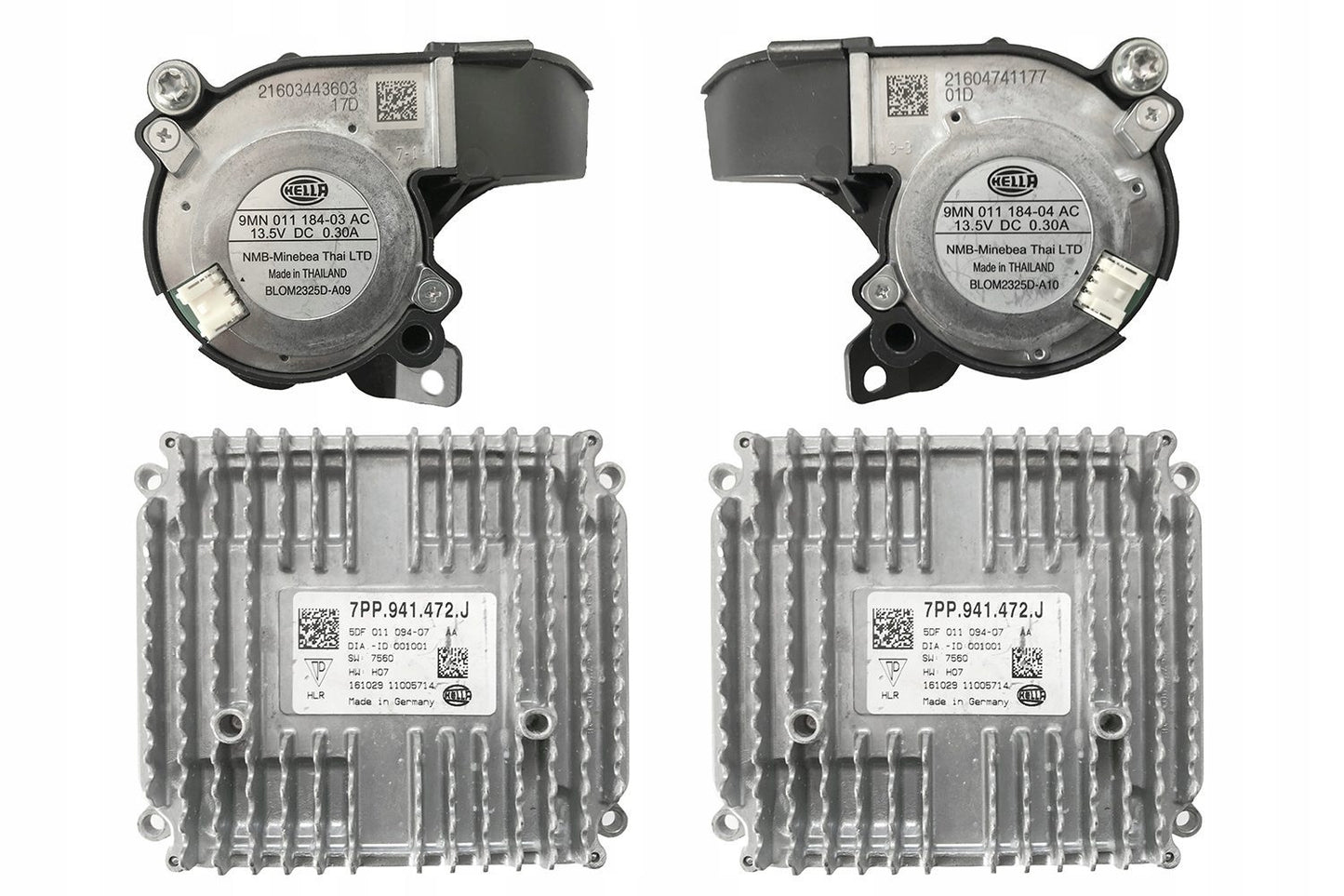 NOWY OE ZESTAW DO REFLEKTORÓW FULL LED MODUŁ PRZETWORNICA LED BALLAST WENTYLATOR MATRIX AUDI A6 RS3 RS6 7PP941472J