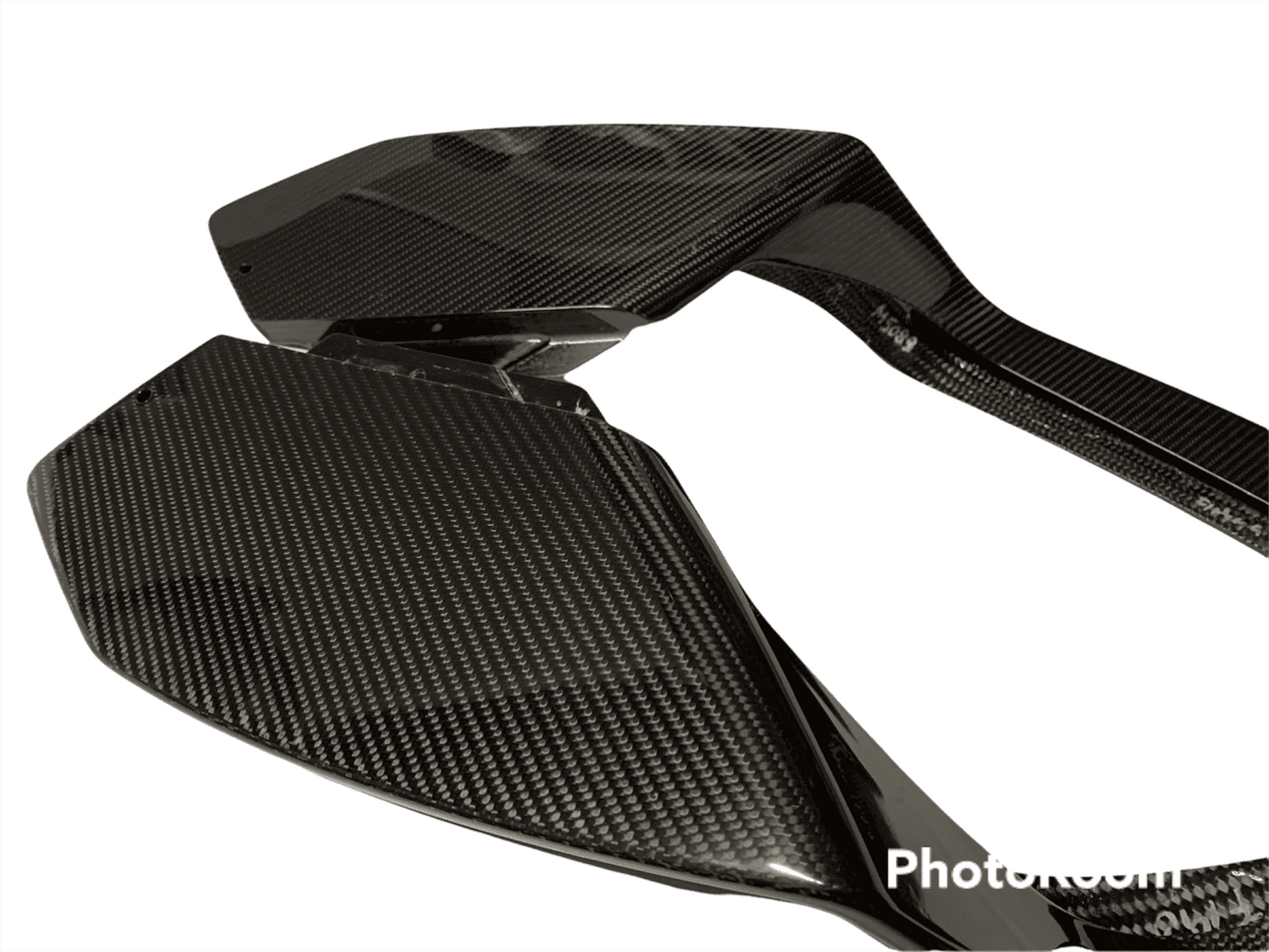 2X NEW ORIGINAL CARBON SPOILER COVERS AUDI TT SPORT 8S0088541 8S0088542