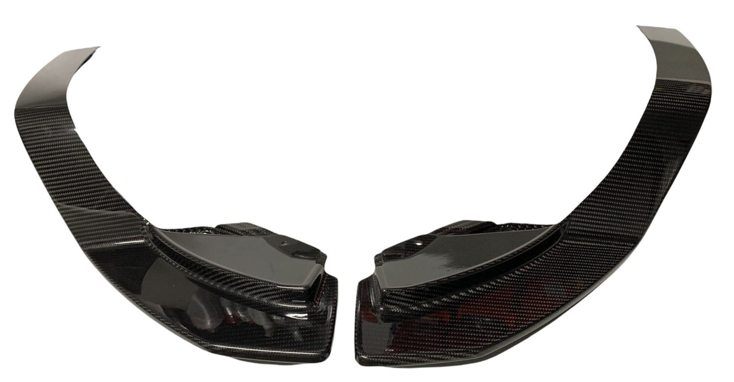 2X NEW ORIGINAL CARBON SPOILER COVERS AUDI TT SPORT 8S0088541 8S0088542