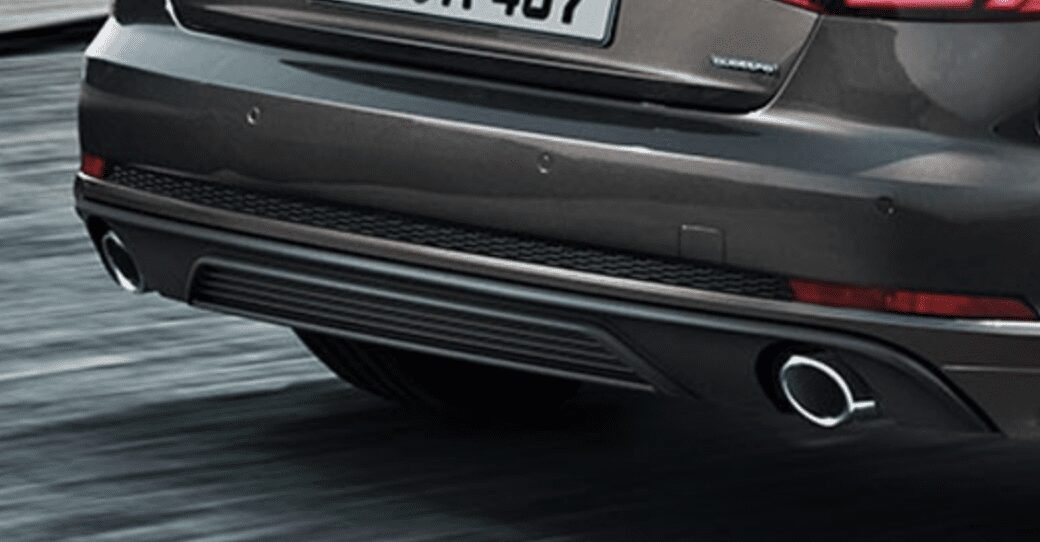 NEW ORIGINAL REAR DIFFUSER MATTE BLACK SPOILER AUDI A4 S4 AVANT QUATTRO 8W 8W0071611B