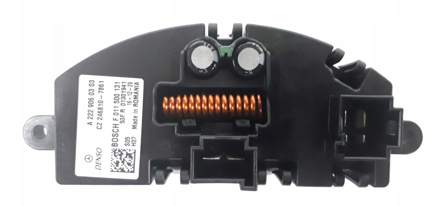 NEW ORIGINAL BLOWER RESISTOR MERCEDES W176 W246 CLA W222 GLA SPRINTER INFINITI Q30 A2229060303