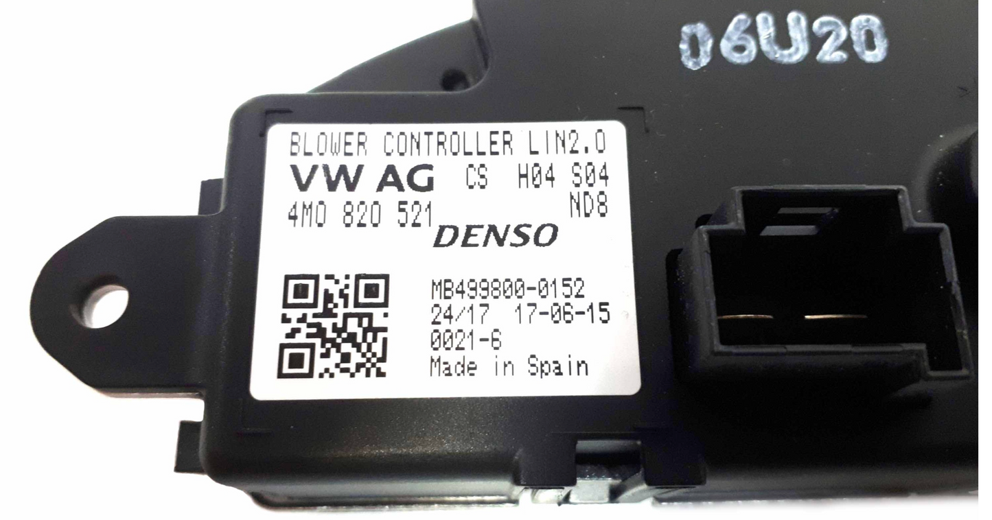 NEW ORIGINAL BLOWER RESISTOR DENSO AUDI A8 Q7 Q8 VW TOUAREG PORSCHE CAYENNE 4M0820521